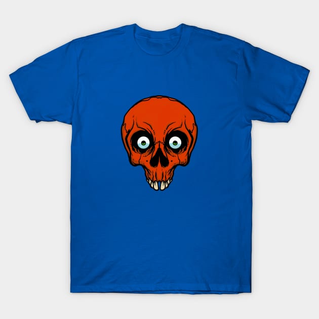 Red Skull T-Shirt by RealmsOfNowhere